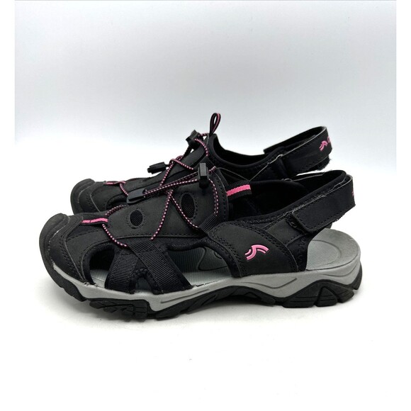 Crivit Hiking Sandals Women's 8 Black/Gray Outdoor Shoes - Picture 3 of 14